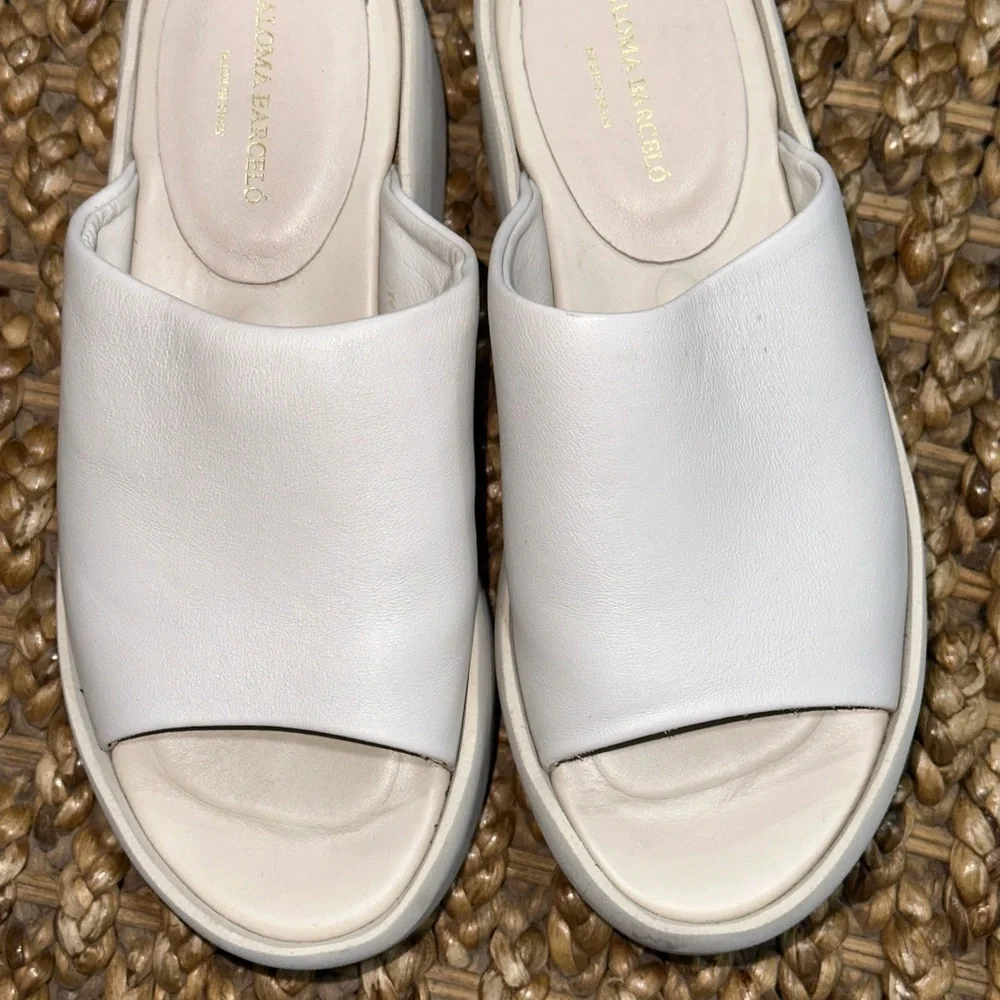 Paloma Barcelo Ivory Minsi Platform Sandal‎ Size 36